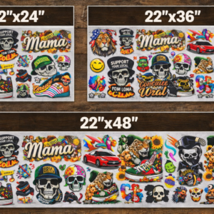 Custom DTF Transfers — Premium Ready-to-Press (Multiple Sizes)