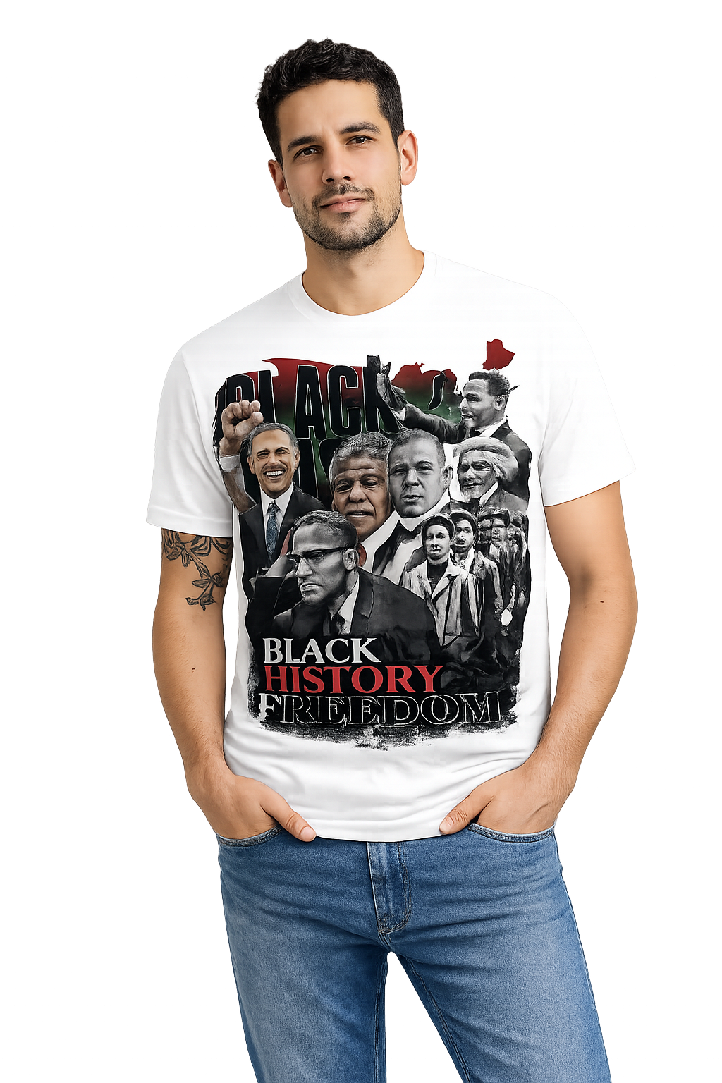 Black History Leaders Unity DTF Transfer